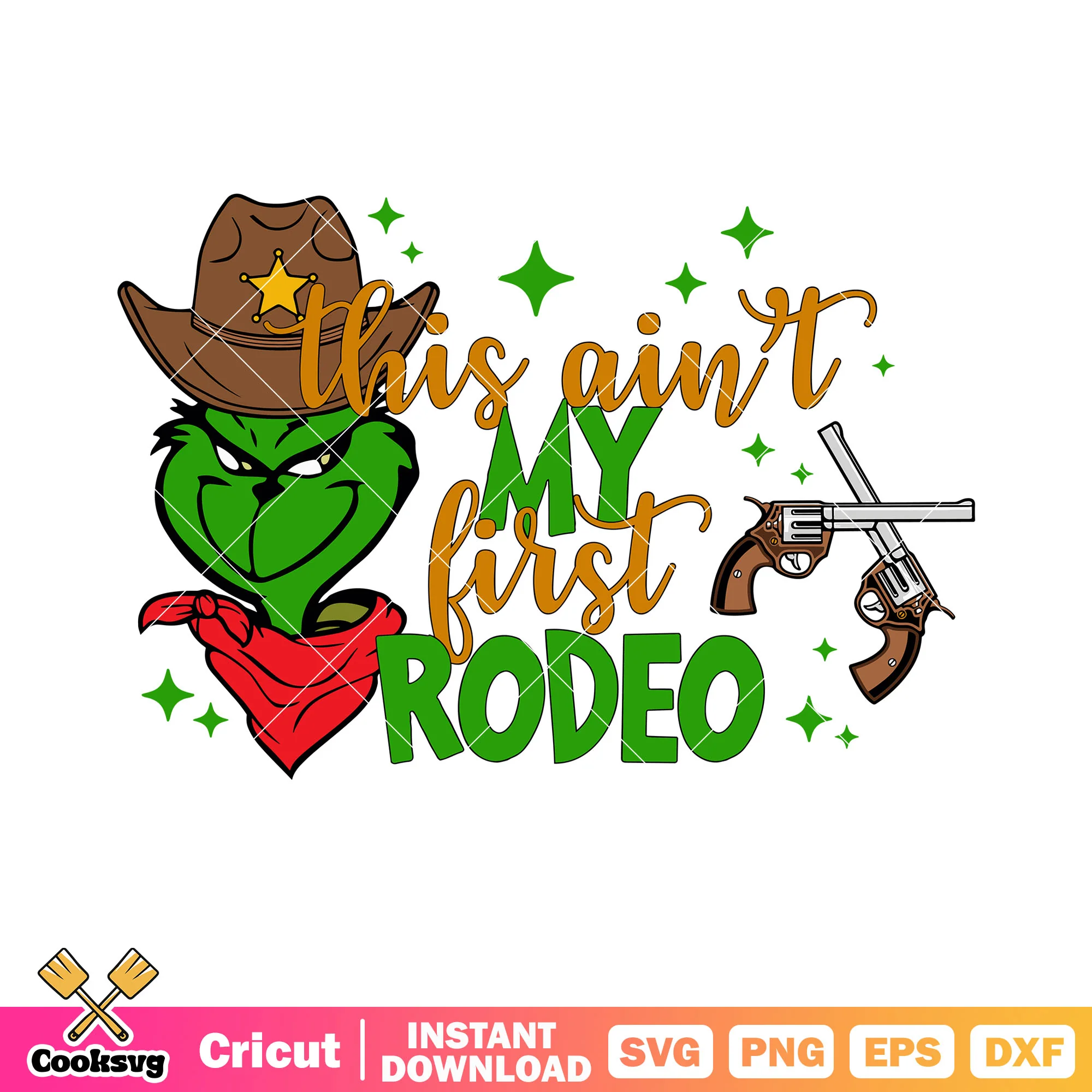 This aint my first rodeo svg, cowboy hat svg, starry night svg