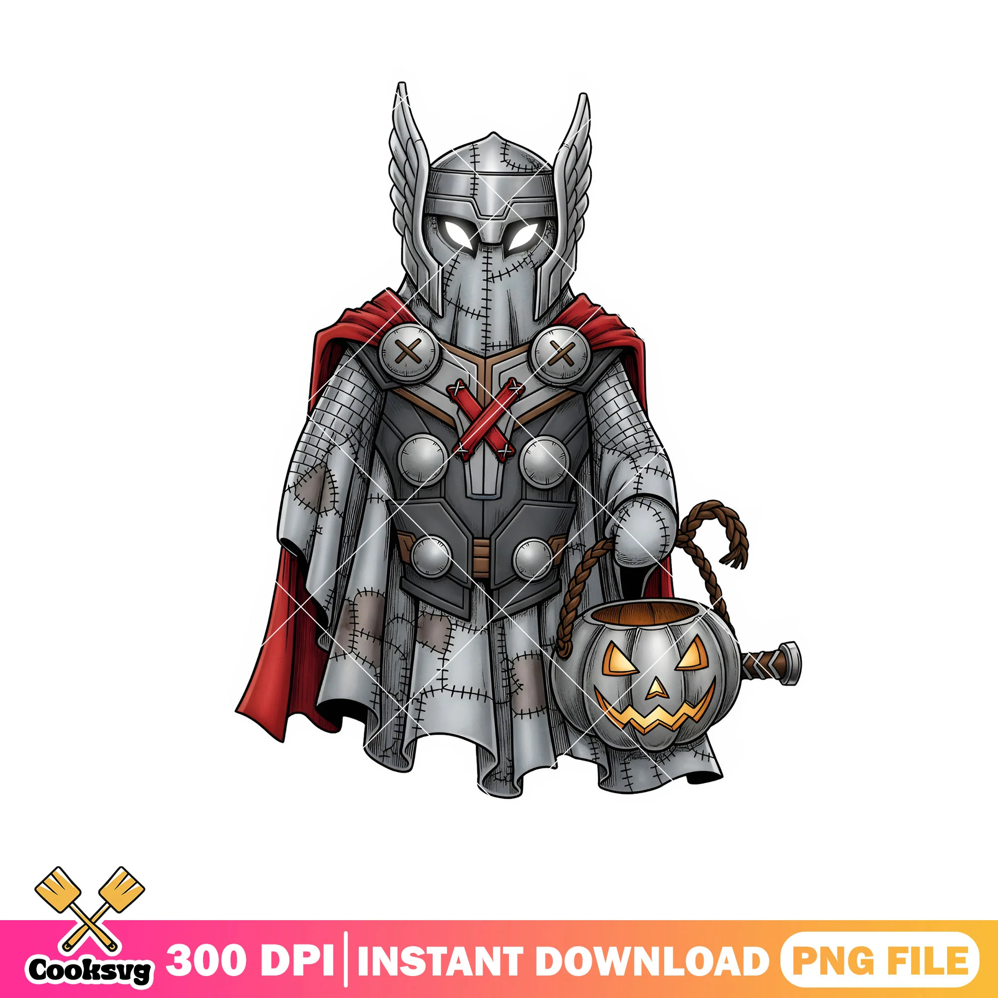 Thor Costume png, Spooky heroes png, marvel halloween png