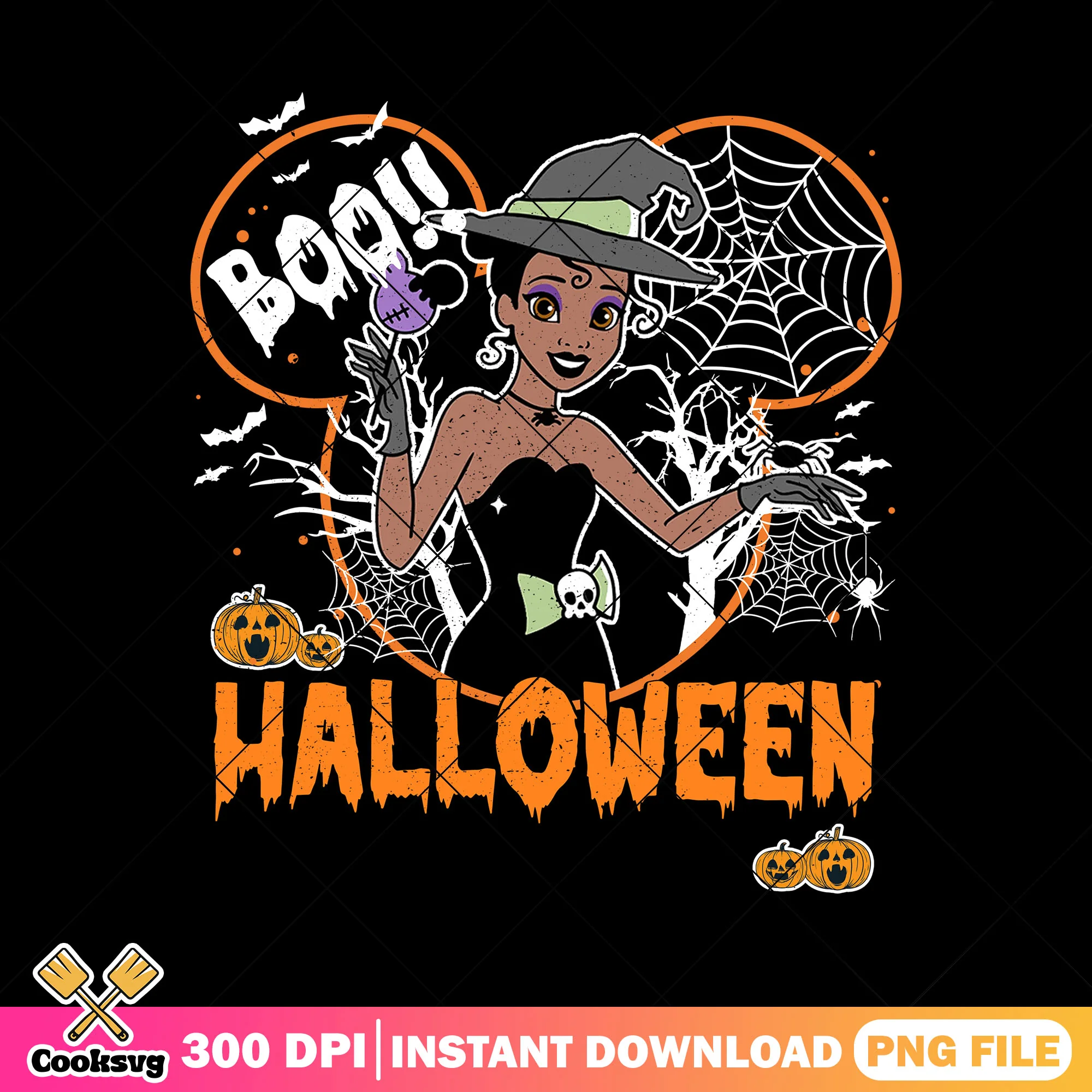 Tiana princess halloween png, halloween costume png, disney tiana png