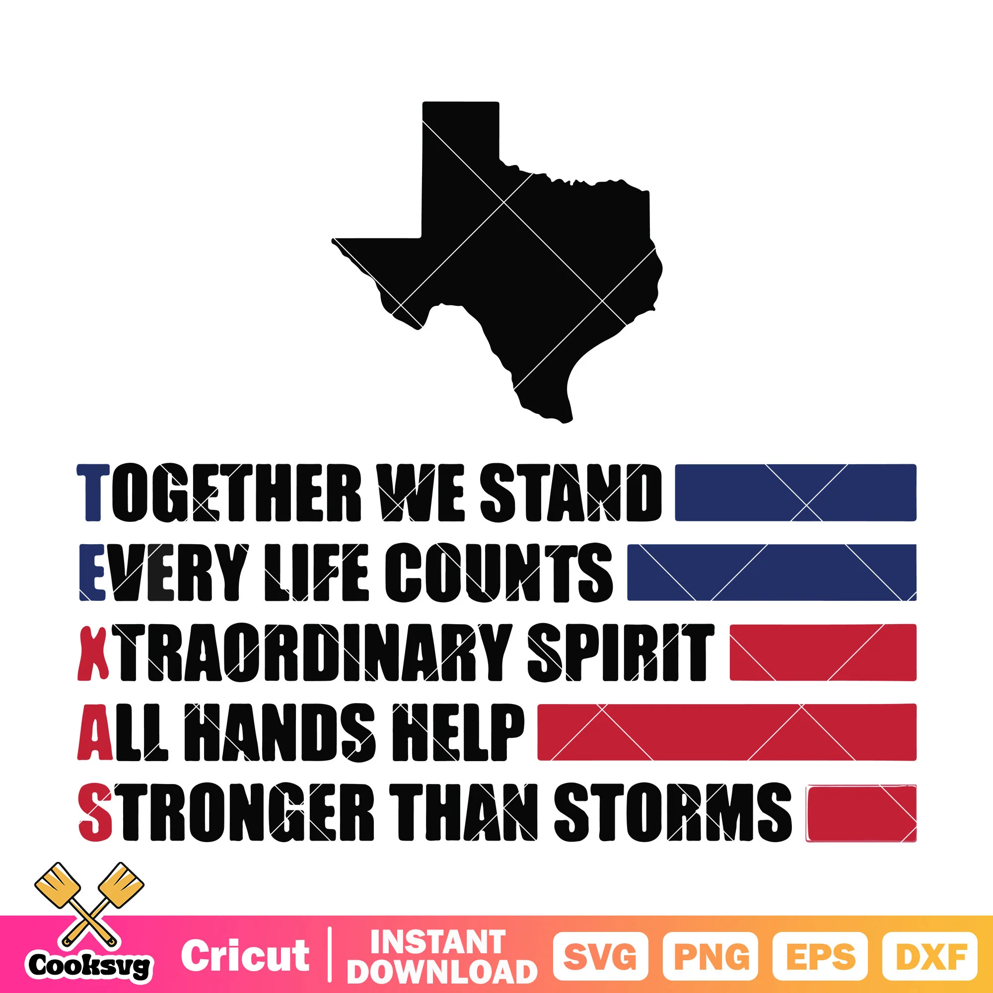 Together we stand texas svg, texas quotes svg, love texas svg