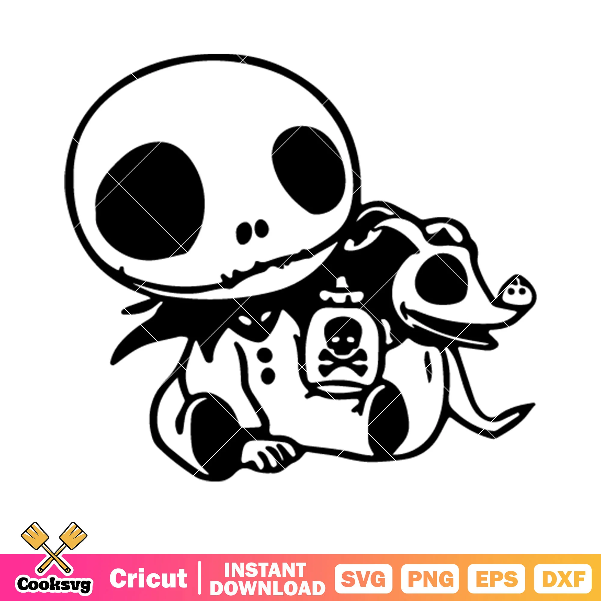 Toxic milk bottle svg, jack skelingeton svg, creepy dog svg