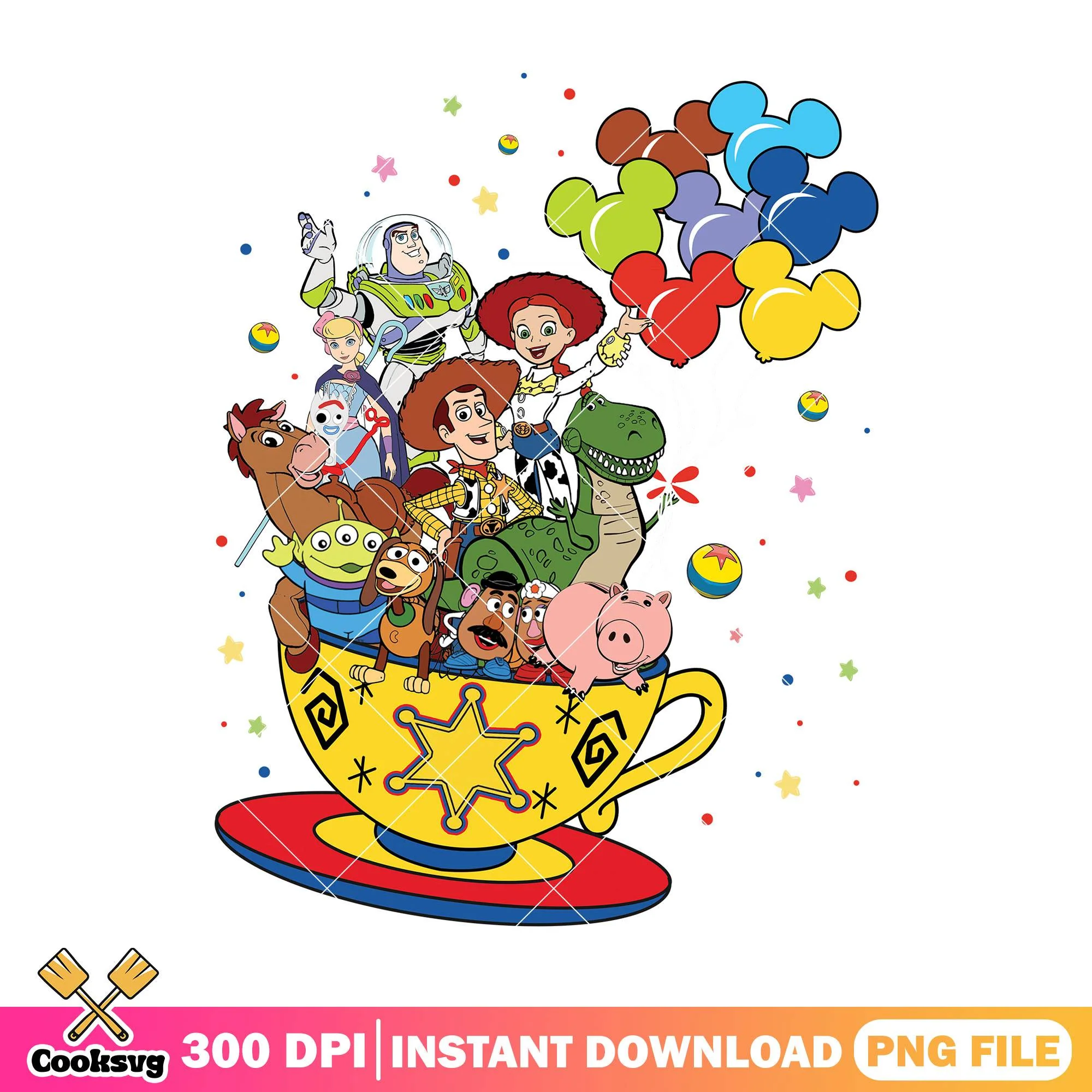 Toy story cup of tea png, toy story png, disney movies png