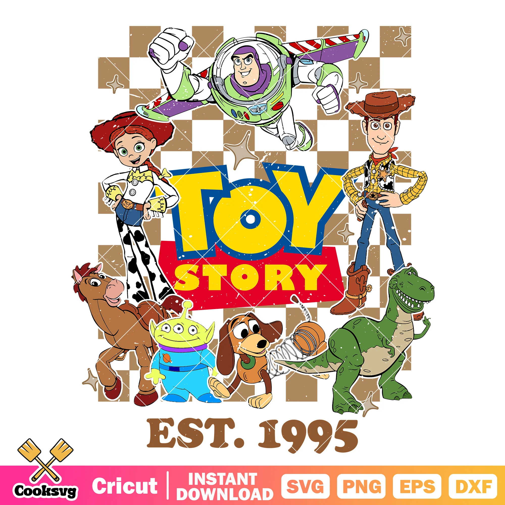 Toy story est 1995 disney file png, toy story 1995 png, disney toy png