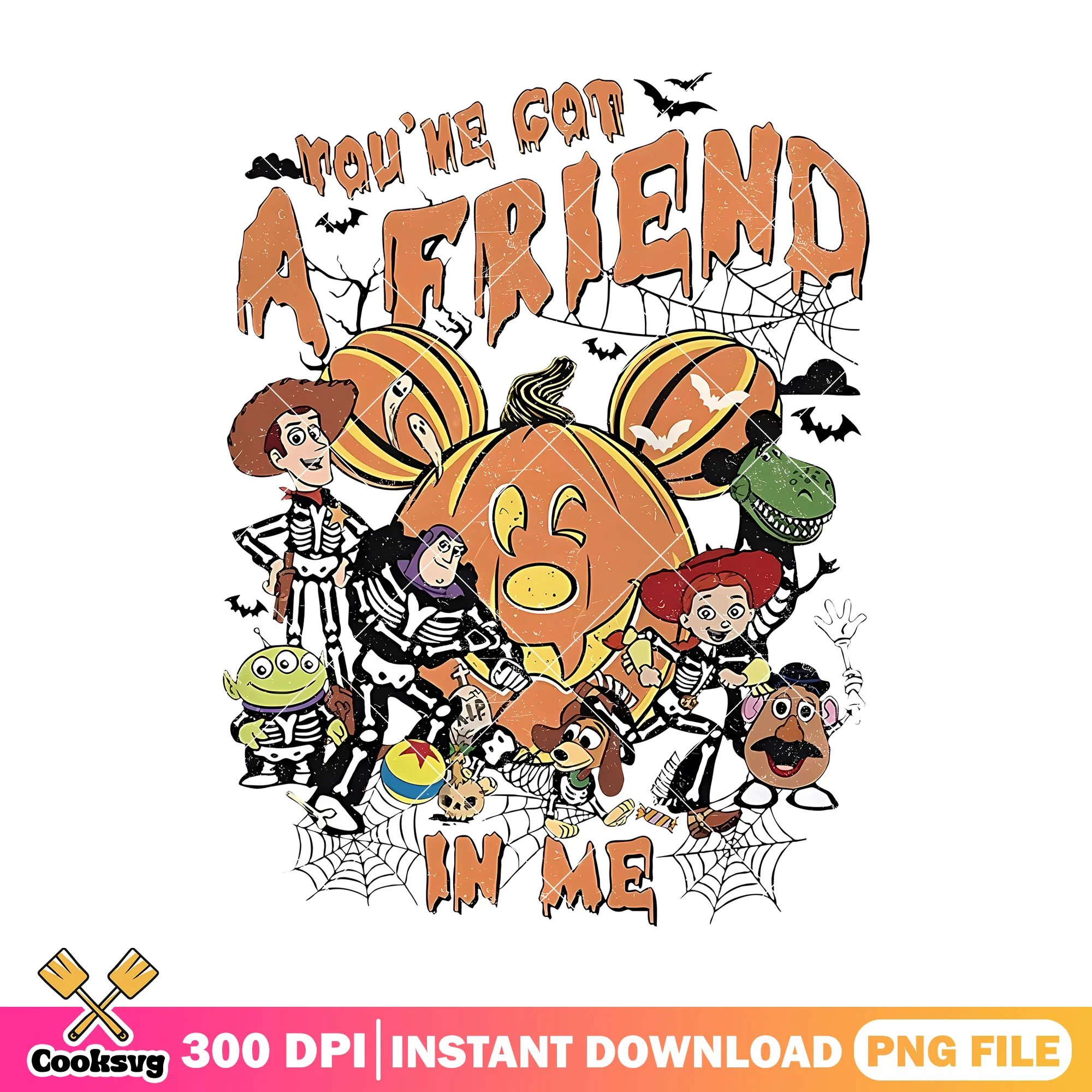 Toy story nightmare skeletons png, toy story png, halloween disney png