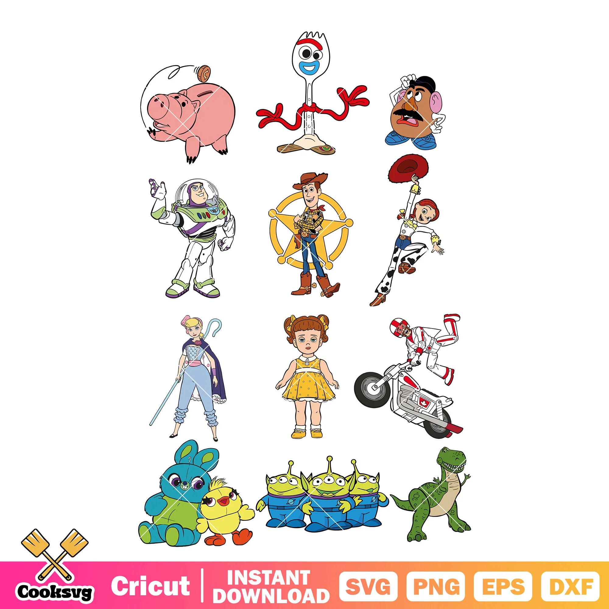 Toy story woody friends design png, you got a friend in me png