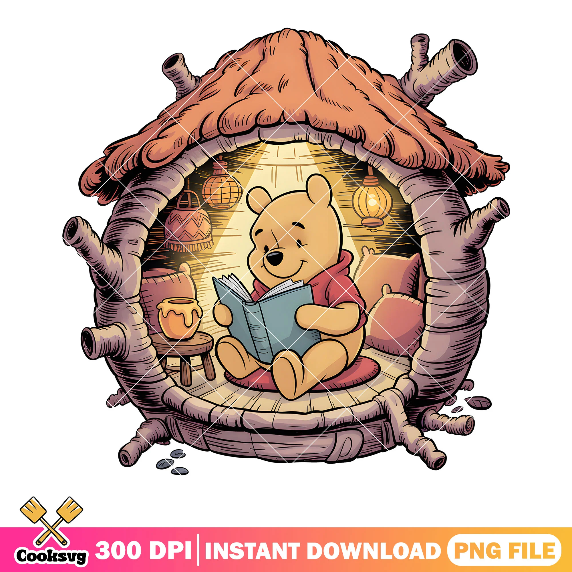 Tree house winnie pooh png, disney pooh png, pooh movies png