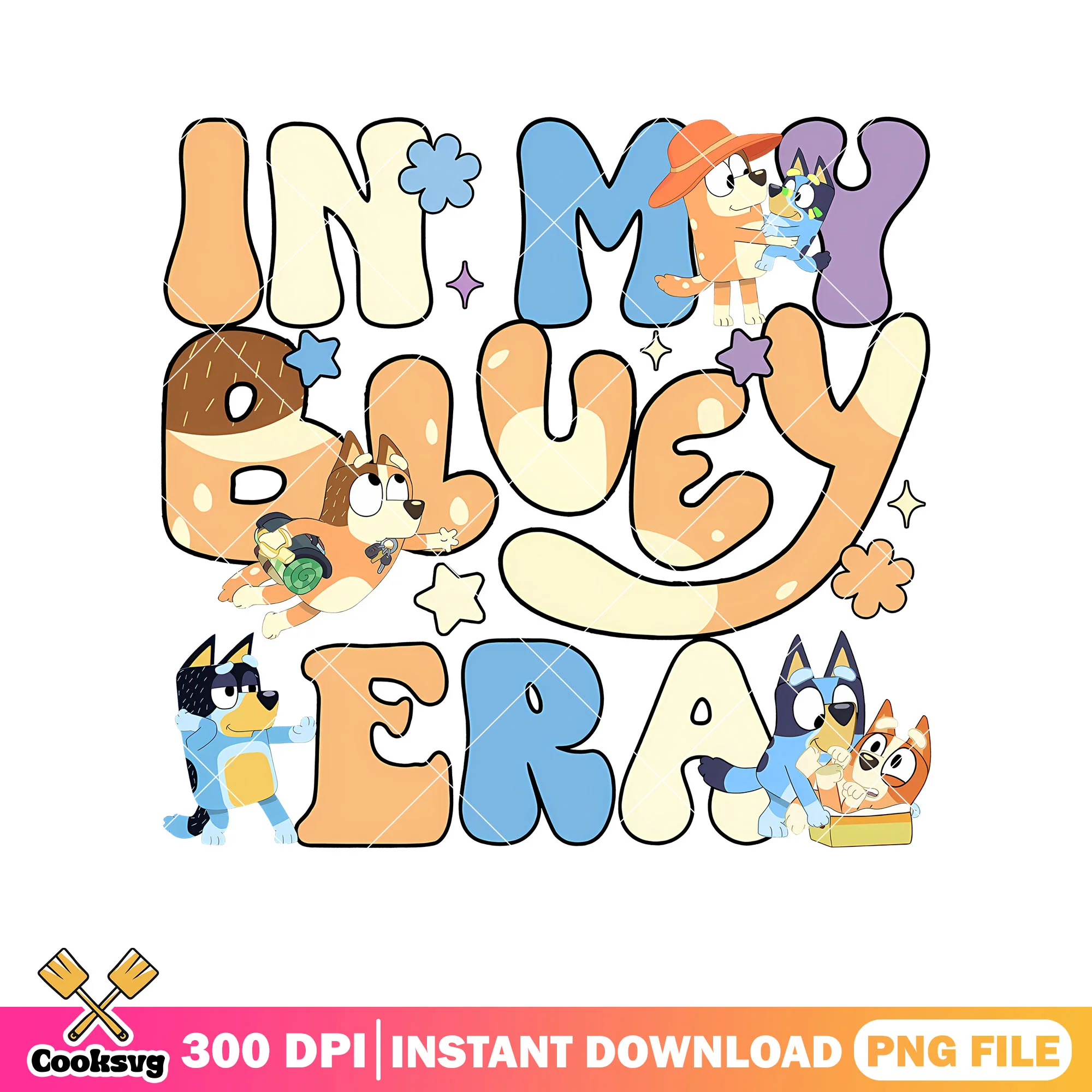 Trend in my bluey era png, bluey episodes png, bluey plush png