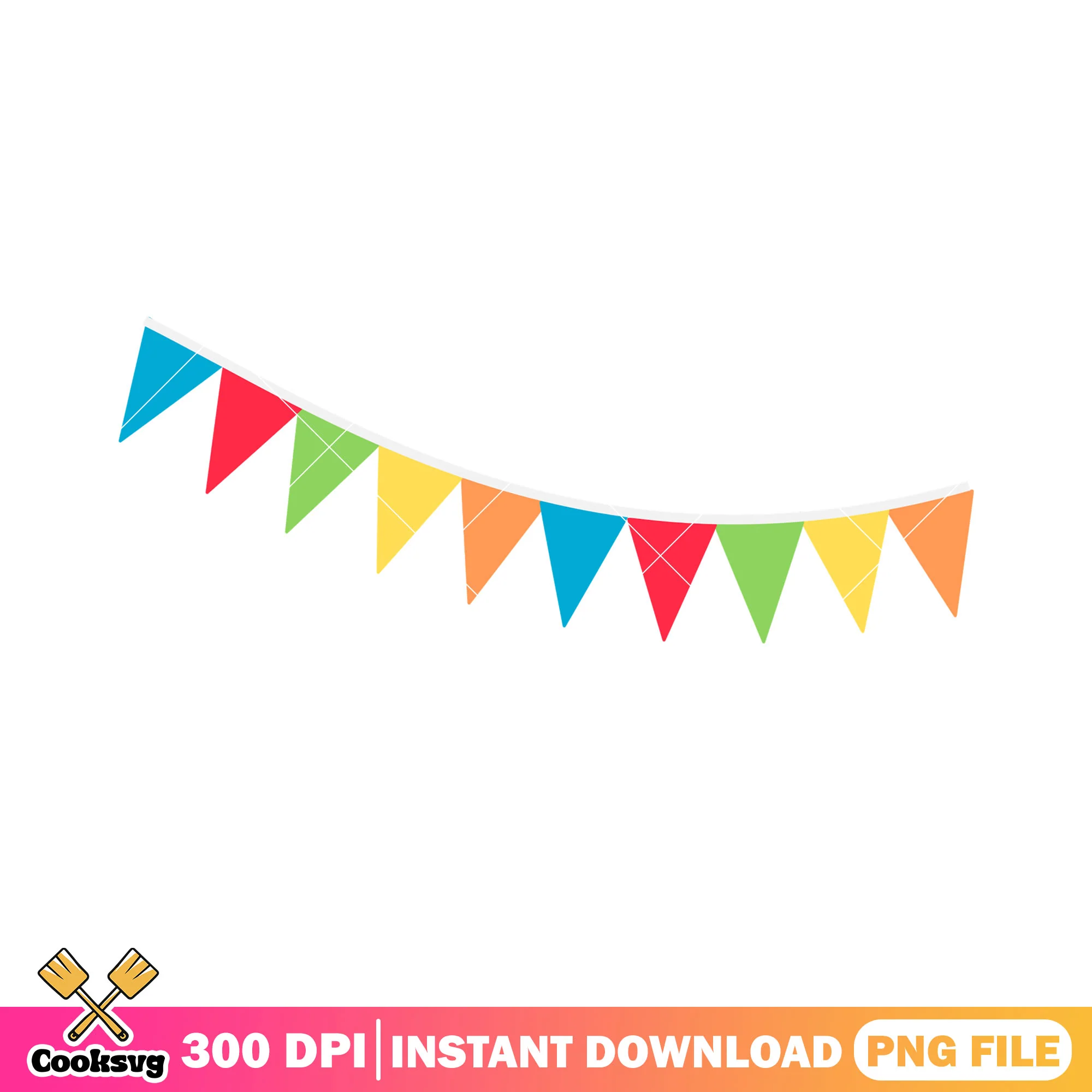 Triangular flags colors png, cartoon for kids png, peppa pig show png