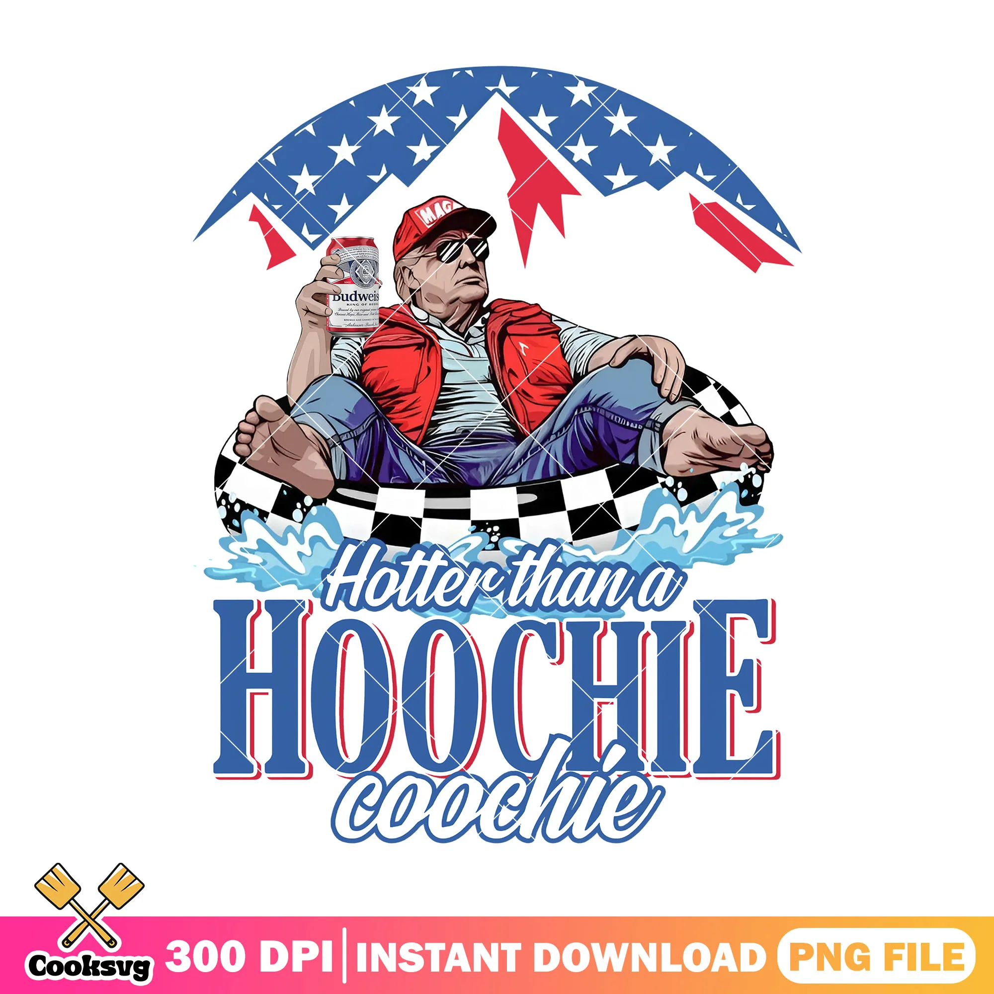 Trump hotter hoochie coochie png, Hoochie coochie png, trump beer png