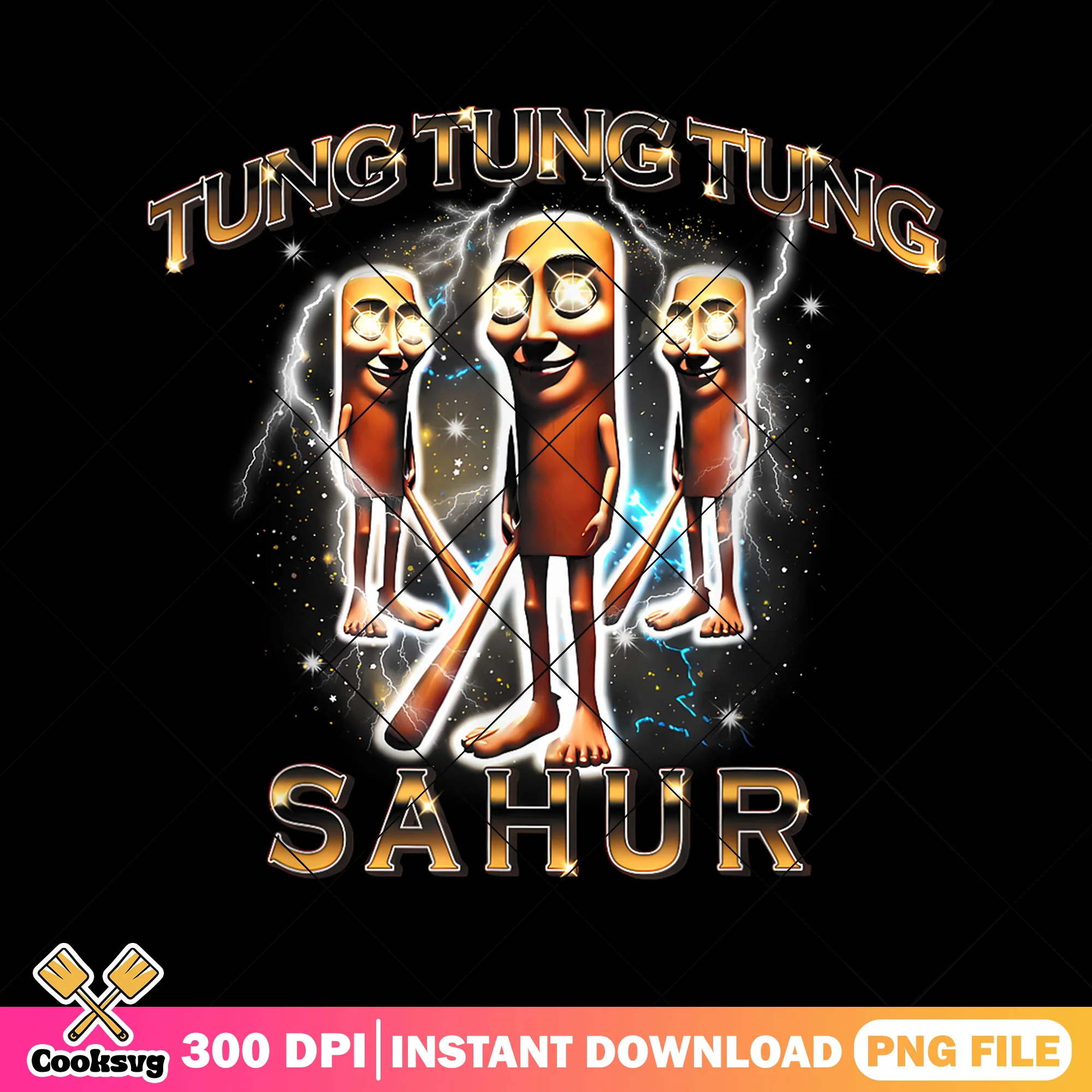 Tung tung tung sahur baseball bat png, italia brainrot png, funny meme png