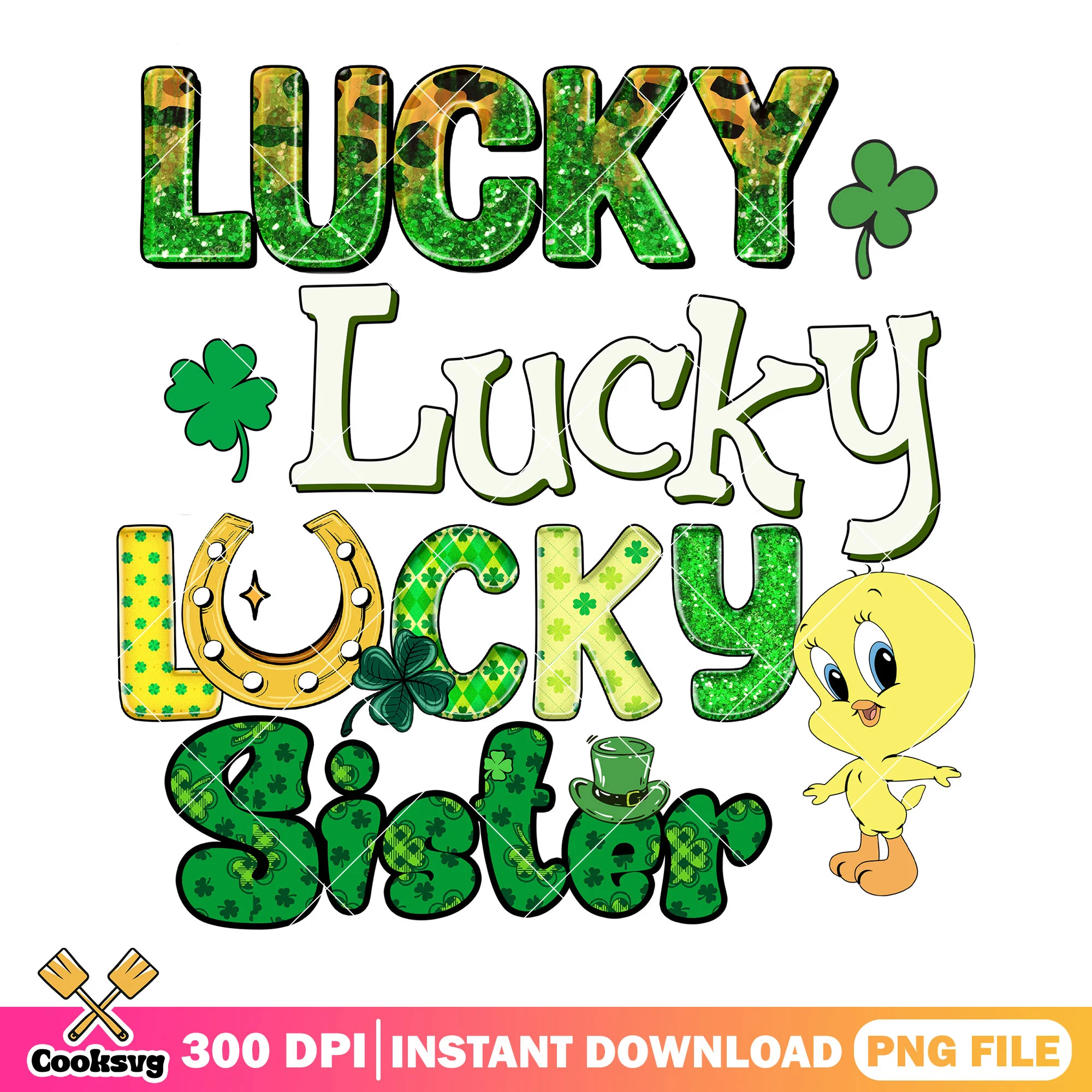 Tweety bird lucky sister png, tweety bird png, looney tunes png