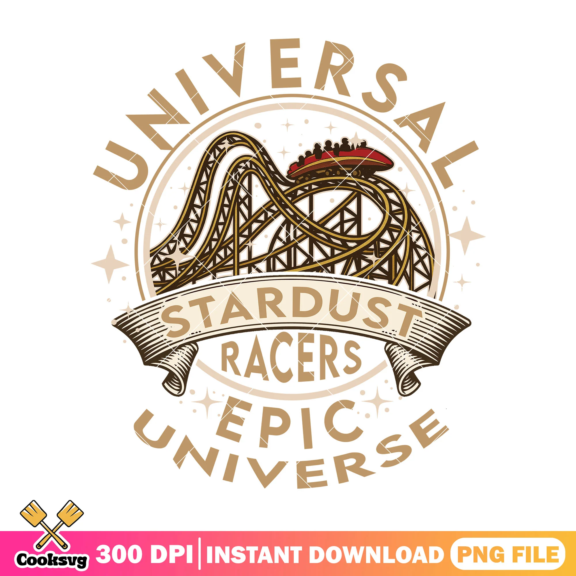 Universal stardust racers png, epic universe png, epic universe art png