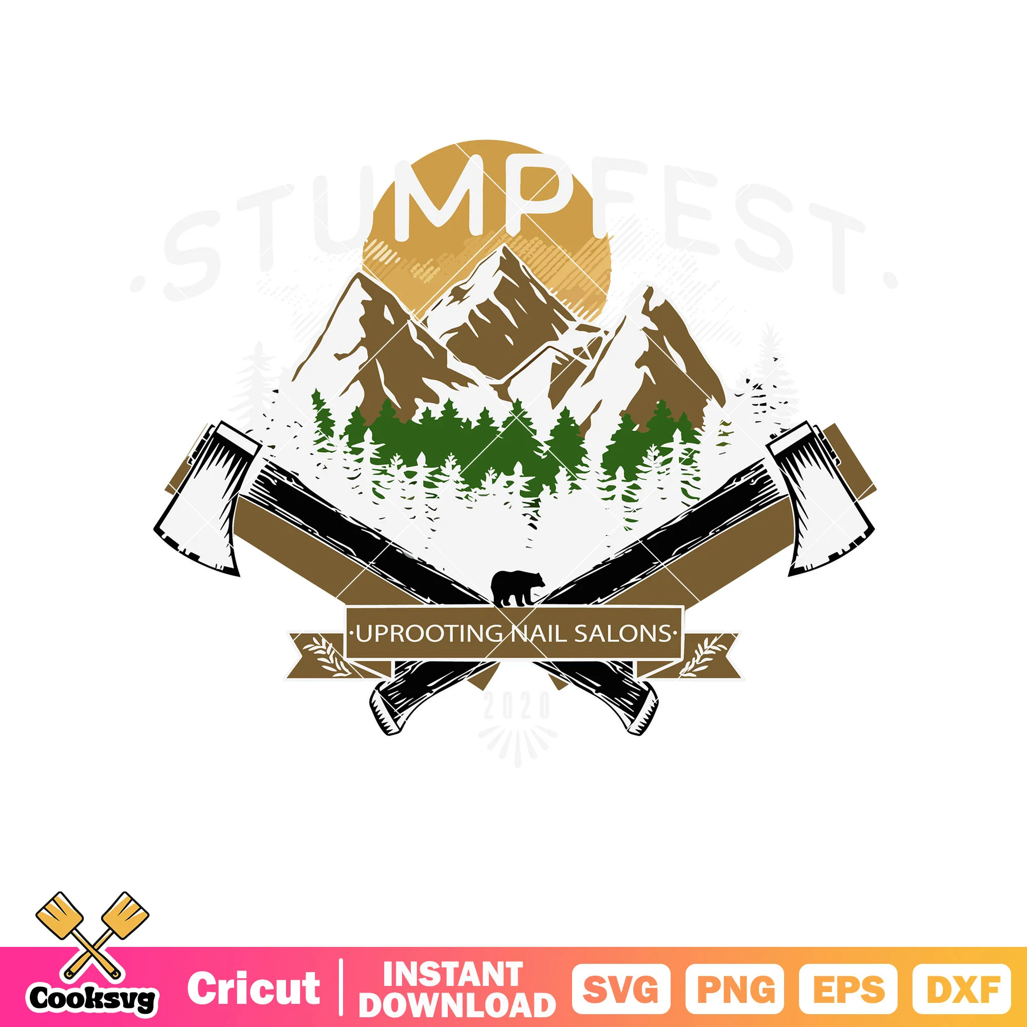 Uprooting nail salons stumpfest svg, bluey fony svg, bluey dog svg