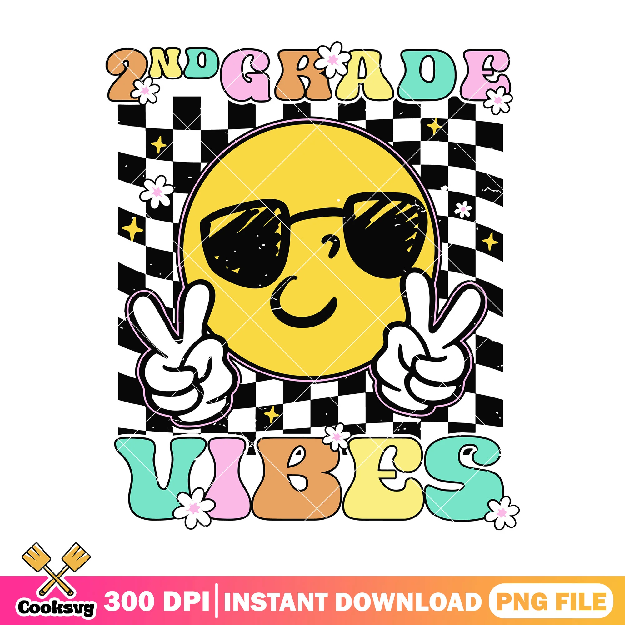 Vibes 2nd grade png, happy icon png, i want back to school png