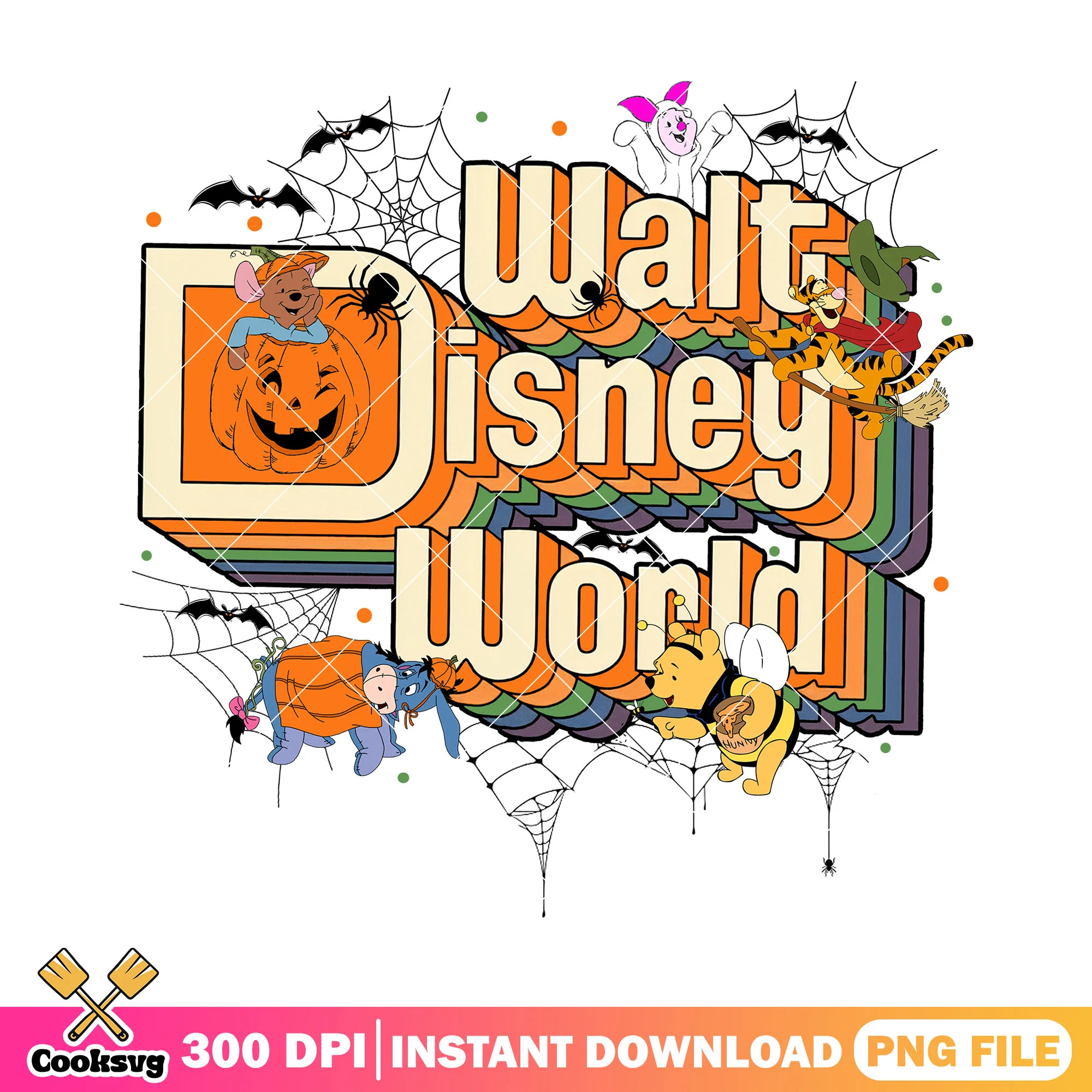 Walt disney halloween theme png, walt disney png, happy halloween png