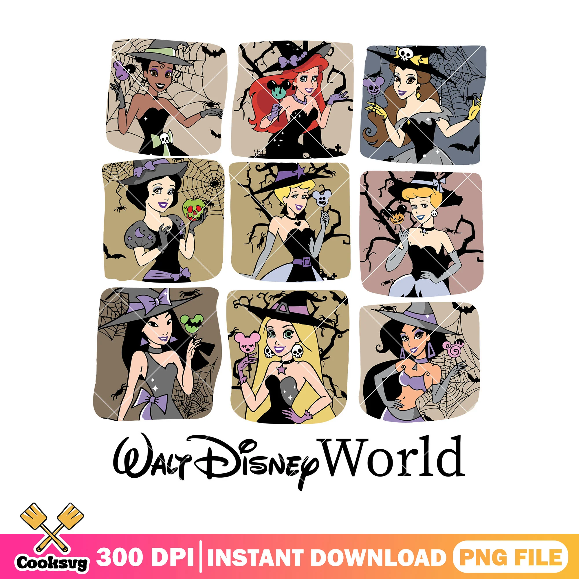 Waly disney world png, disney characters png, halloween custome png