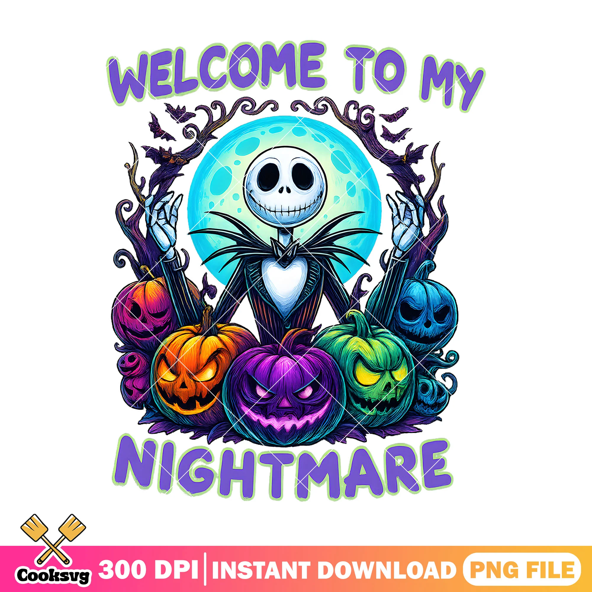 Welcome to my nightmare jack png, nightmare halloween png
