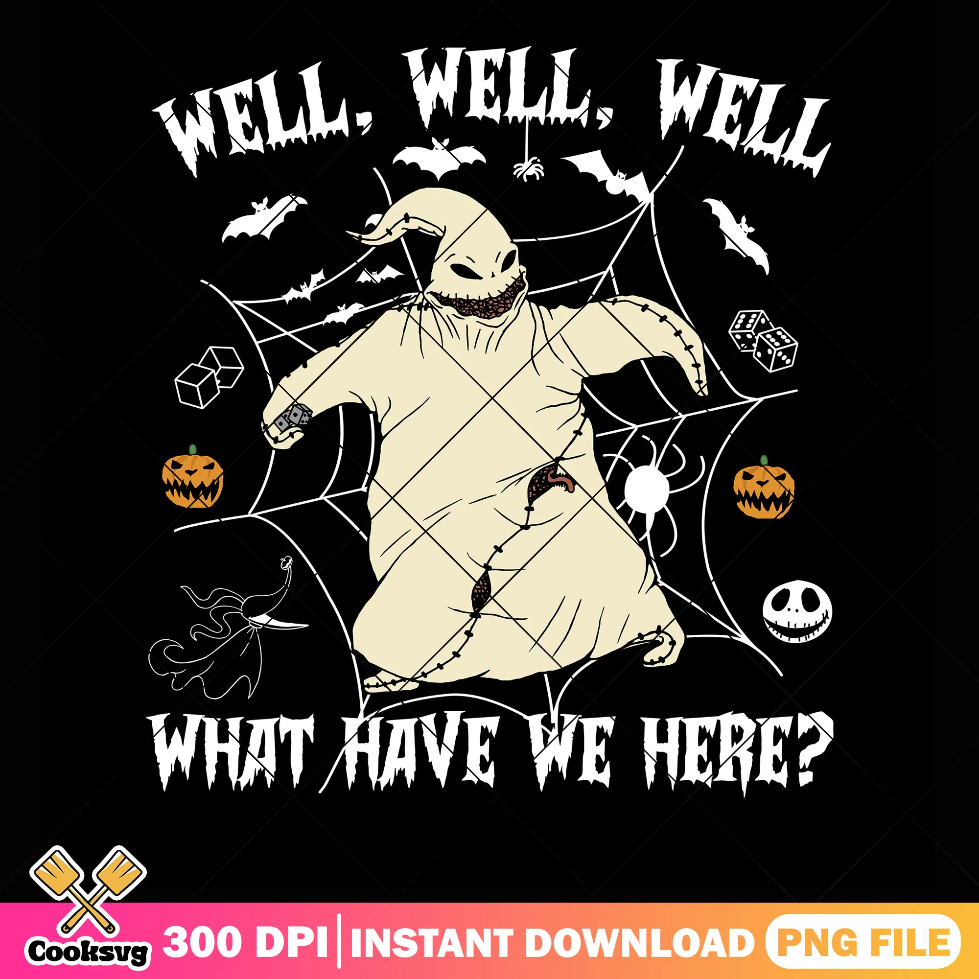 Well well well what have we here png, oogie boogie costume png