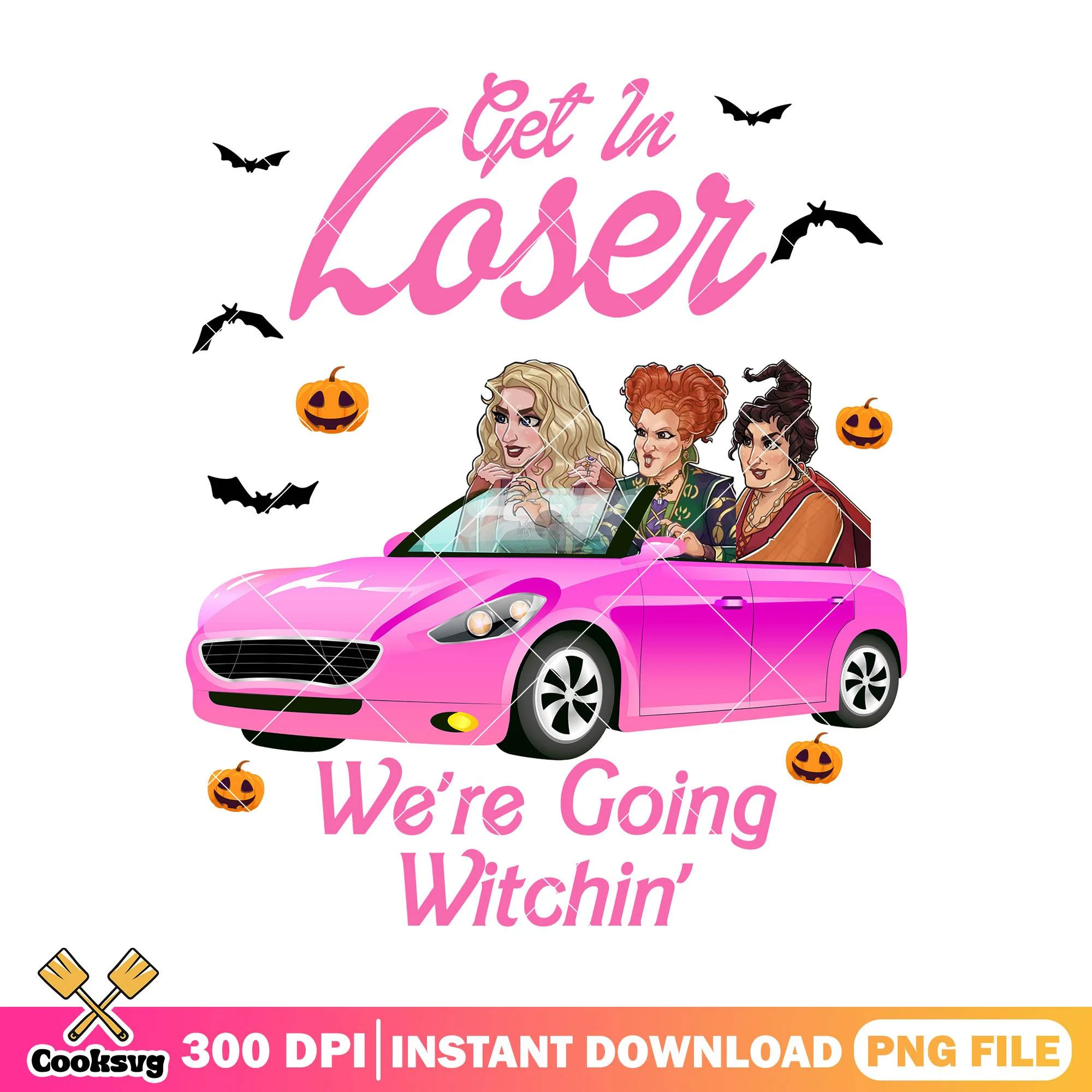 Were going witchin black png, hocus pocus png, happy halloween png
