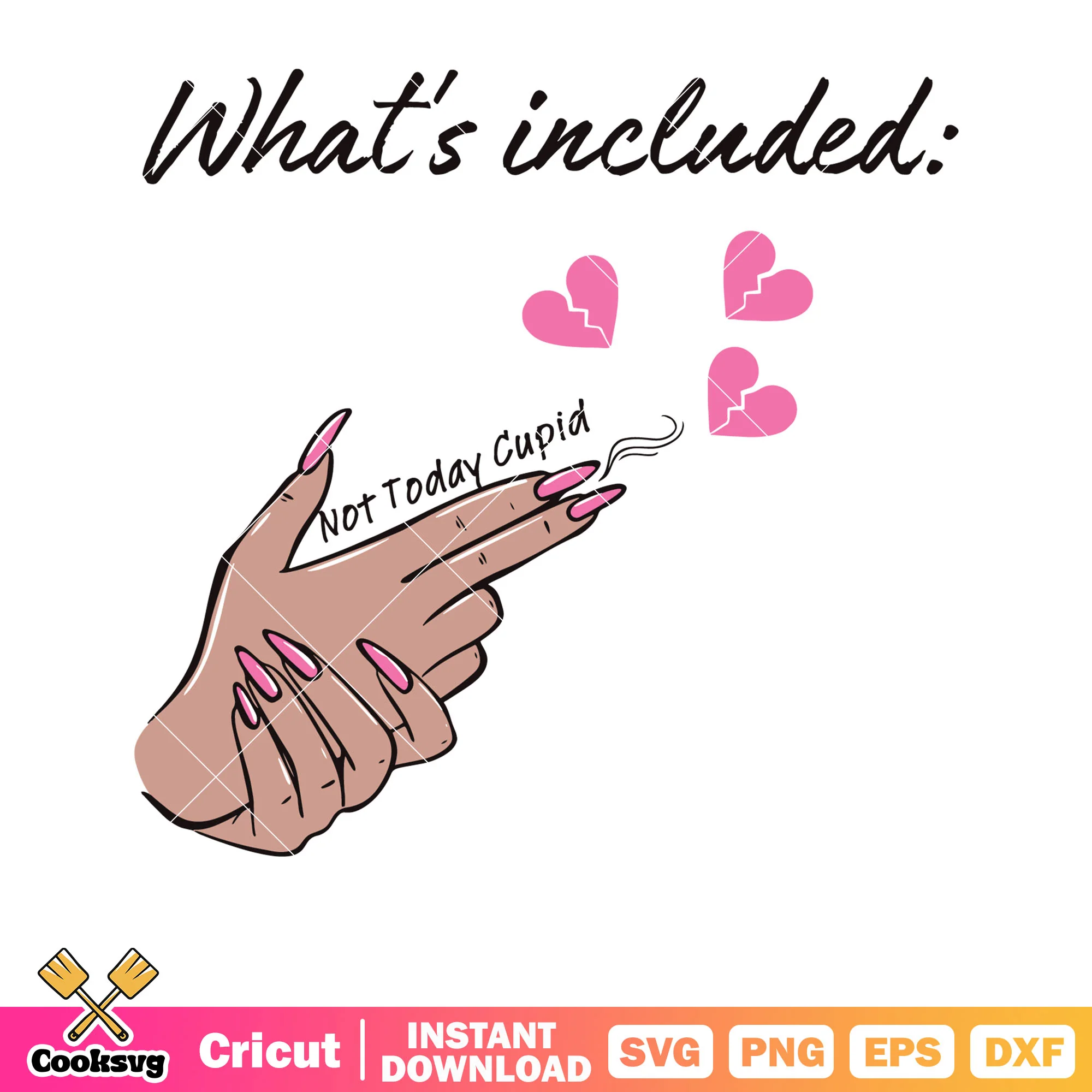 Whats included cupid valentine svg, cupid valentine svg