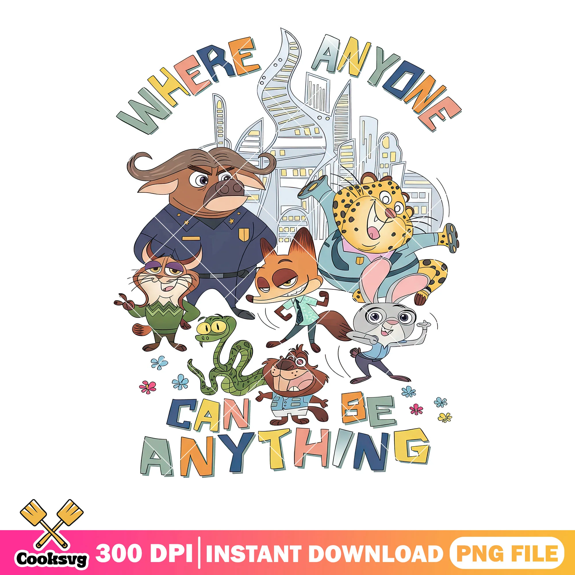 Where anyone can be anything png, zootopia 2 png, zootopia poster png