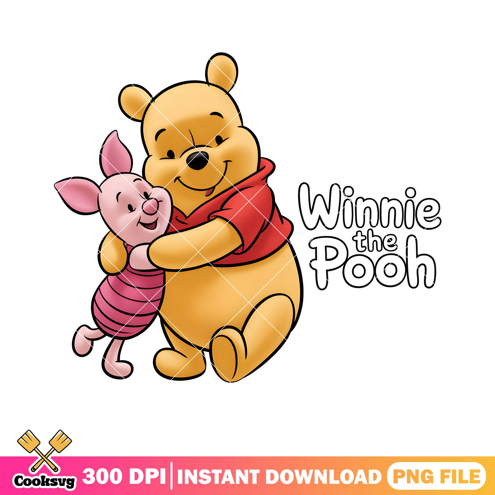 Winnie best friends png, pooh and piglet png, disney poster png