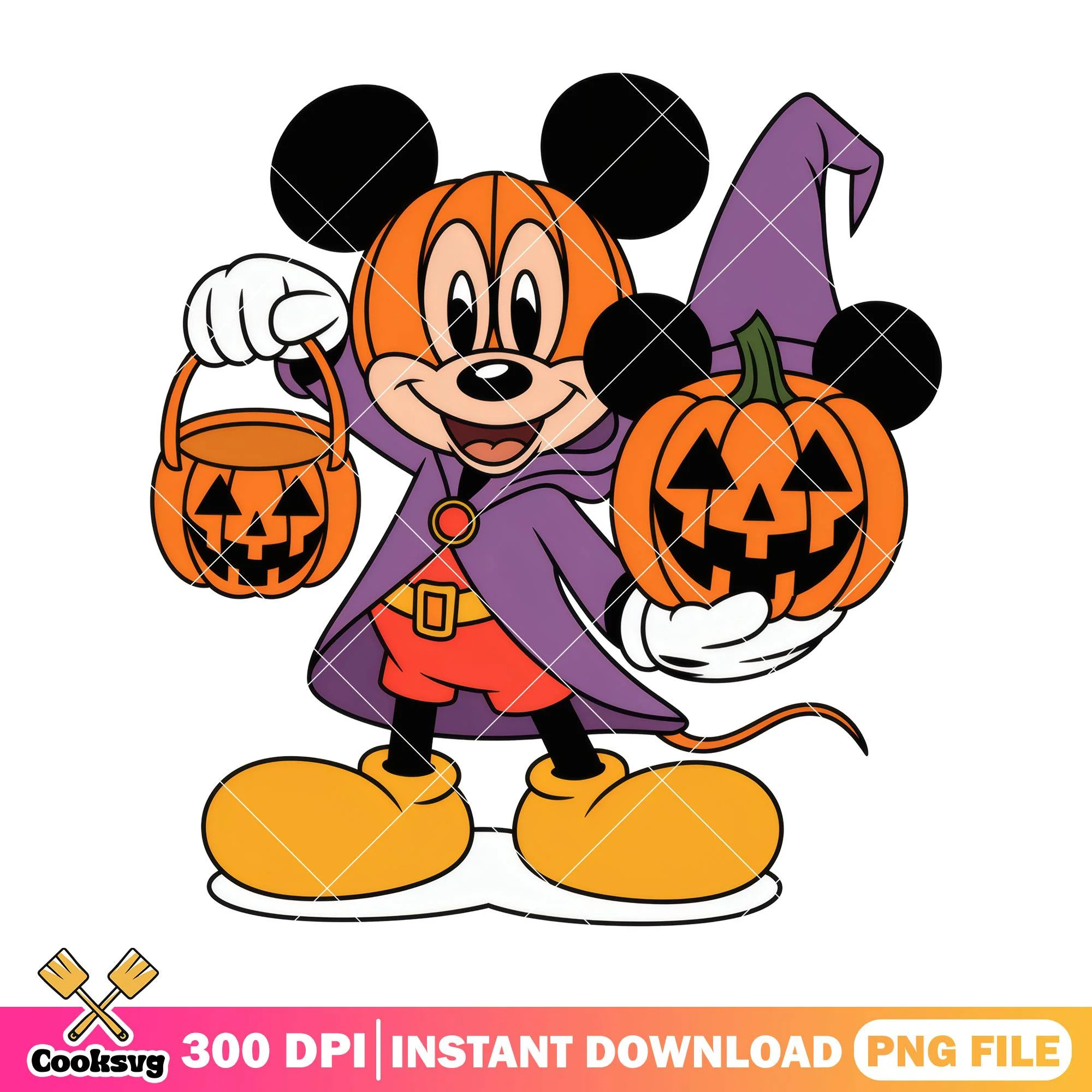 Wizard mickey mouse png, happy halloween png, mickey mouse png
