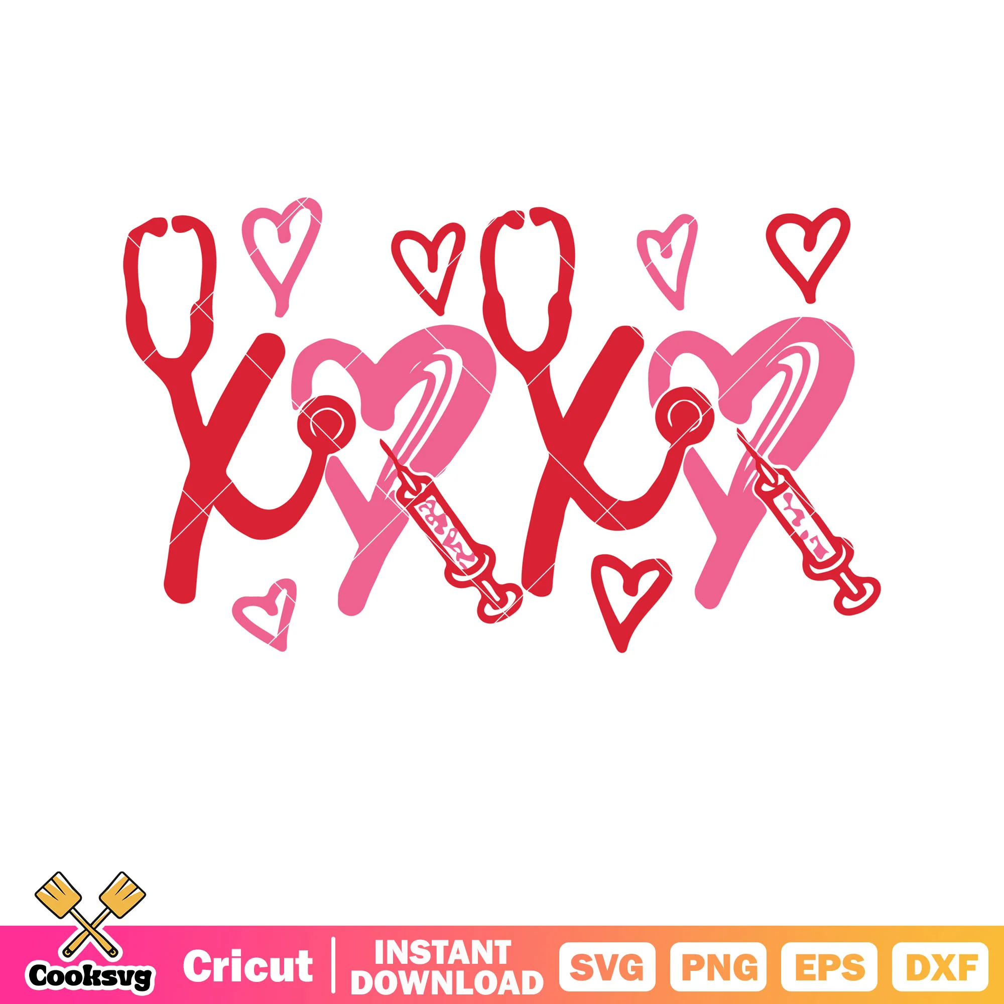 Xoxo pink valentine text file svg, xoxo valentine svg, pink valentine svg