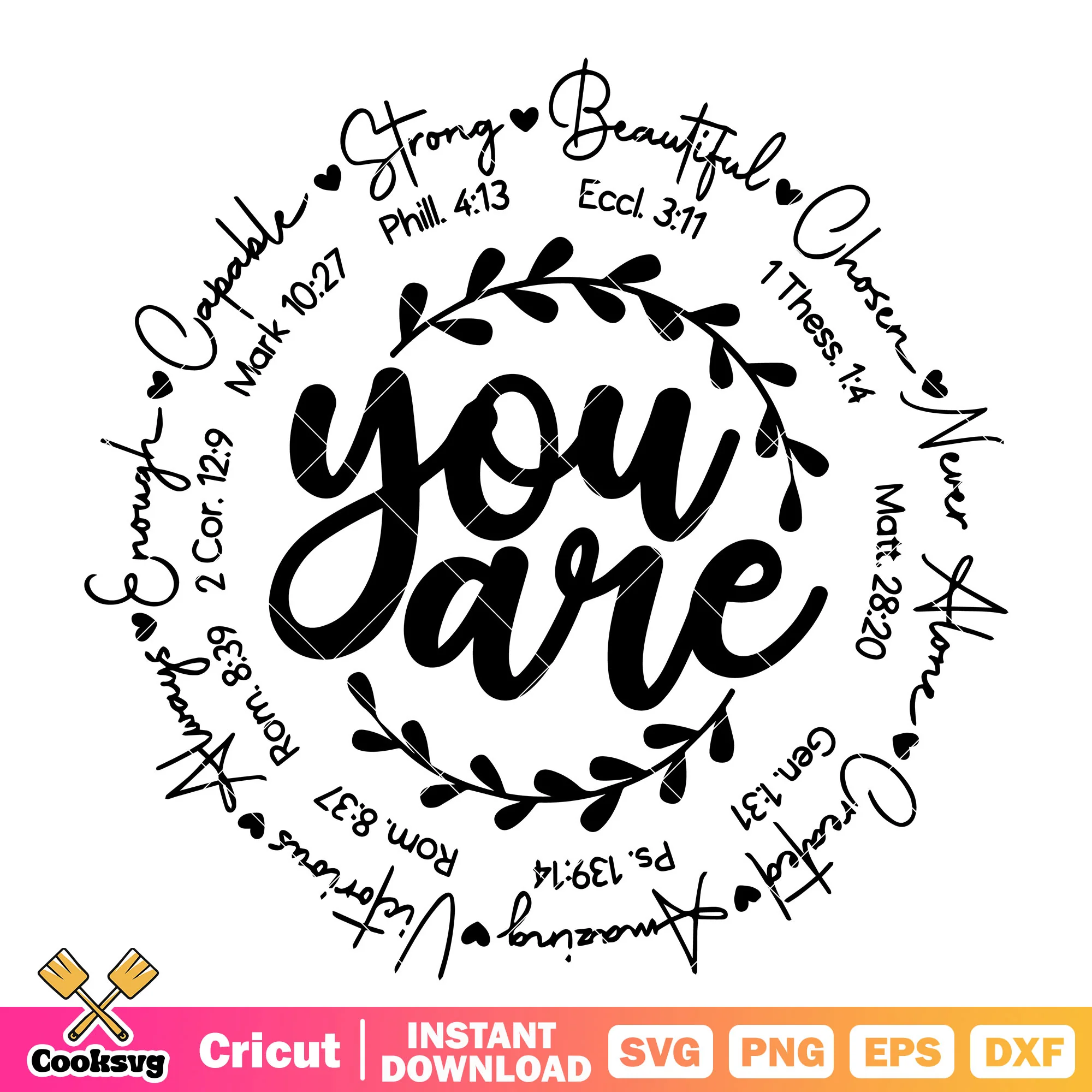 You are strong and beautiful svg, you are quotes svg, trend quote svg
