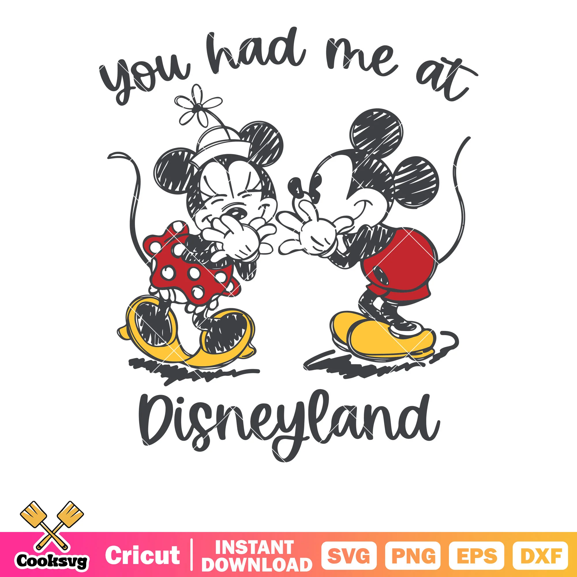 You had me at disneyland valentine svg, mickey valentine svg