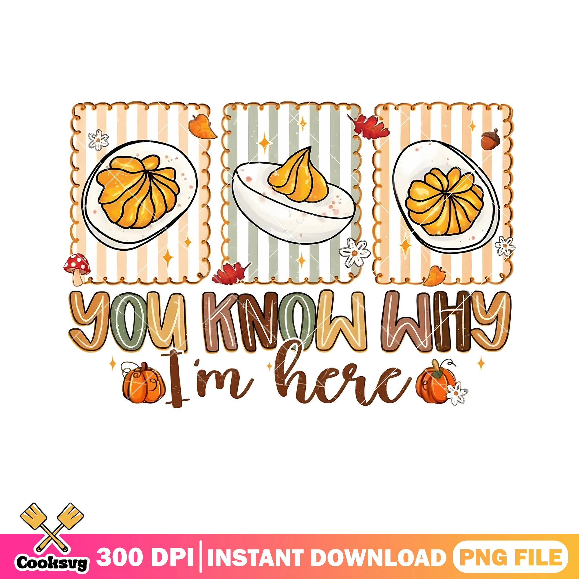 You know why im here png, scrambled egg png, pumpkin png