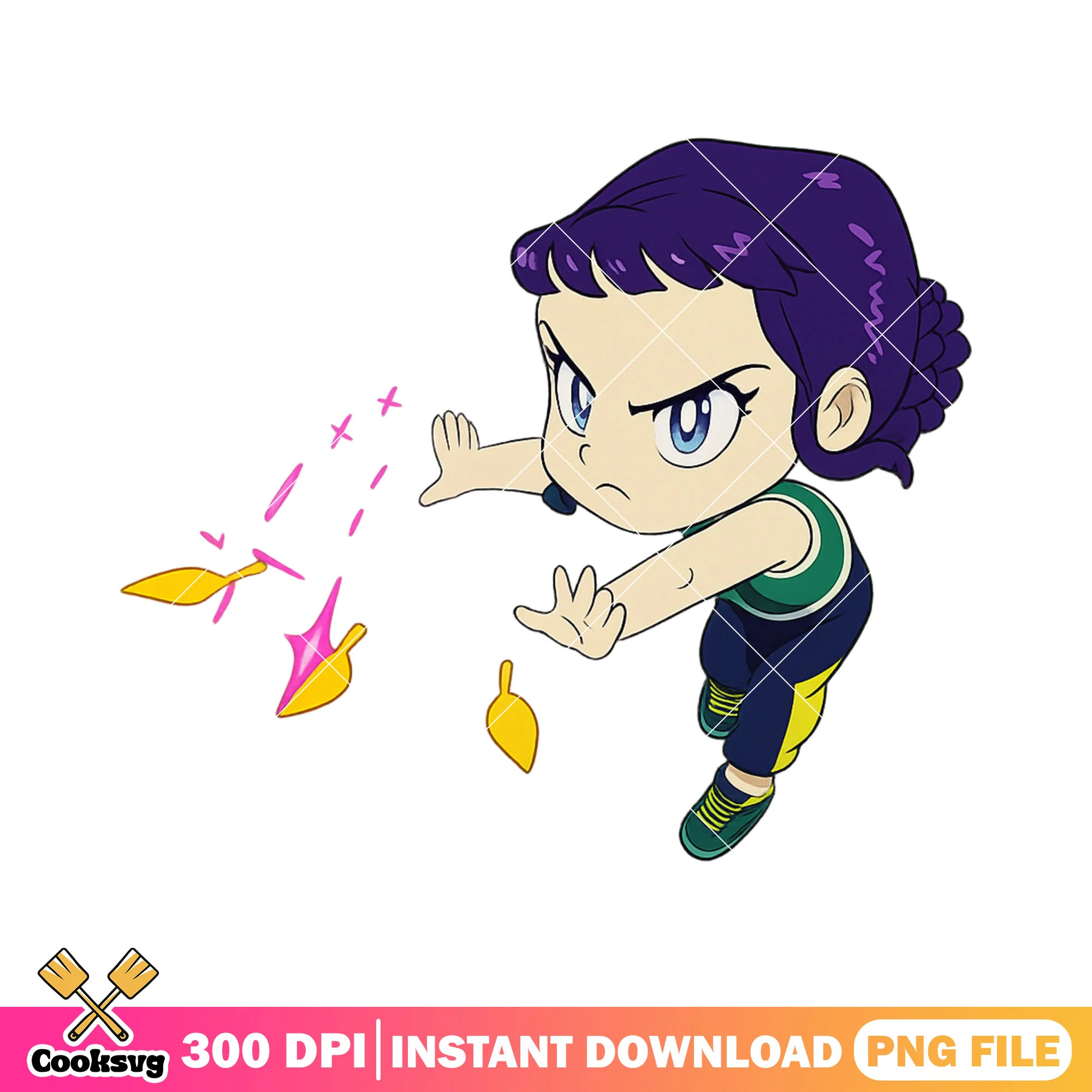 Zoey kpop hunters girl png, zoey huntrix png, kpop huntrix png