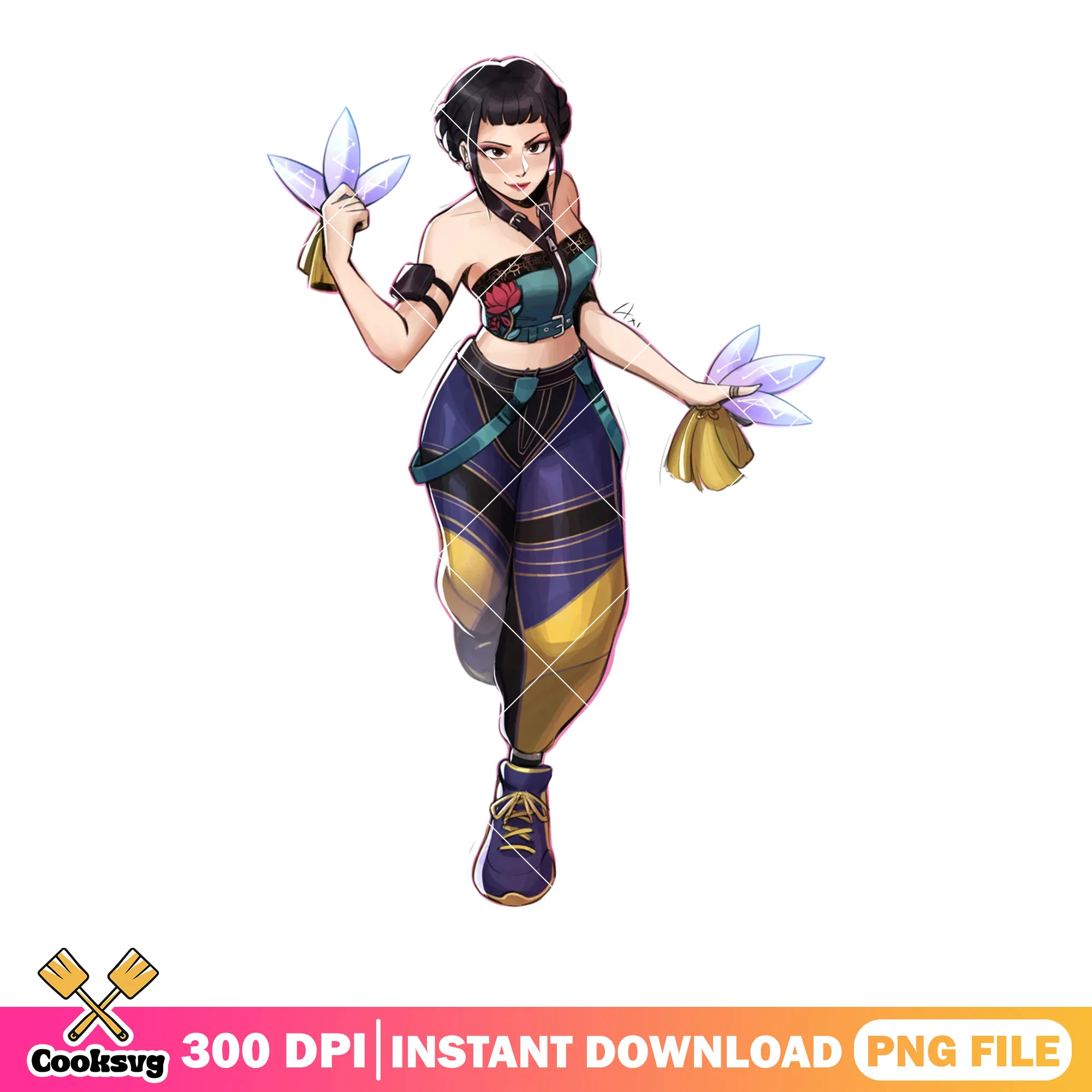 Zoey kpop outfit logo png, crystal zoey png, anime zoey outfit png