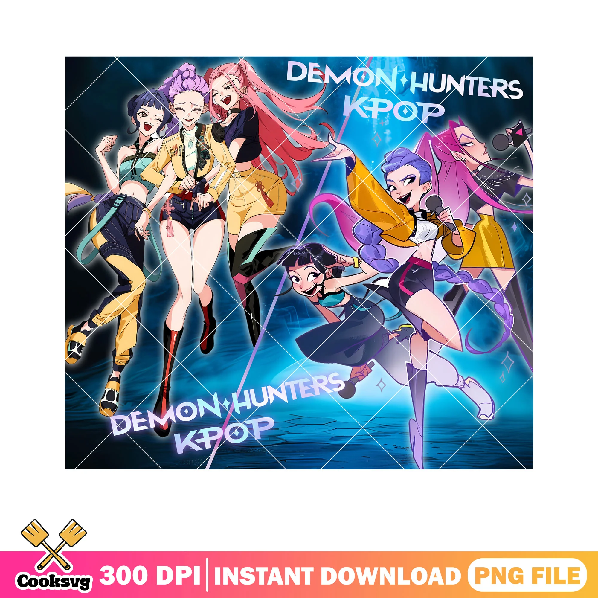 Zoey mira rumi kpop girls png, huntrix girls png, demon hunters kpop png