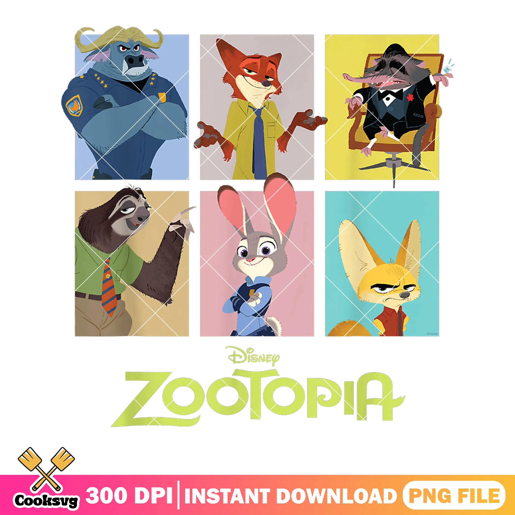 Zootopia characters png, judy hopps png, zootopia disney png
