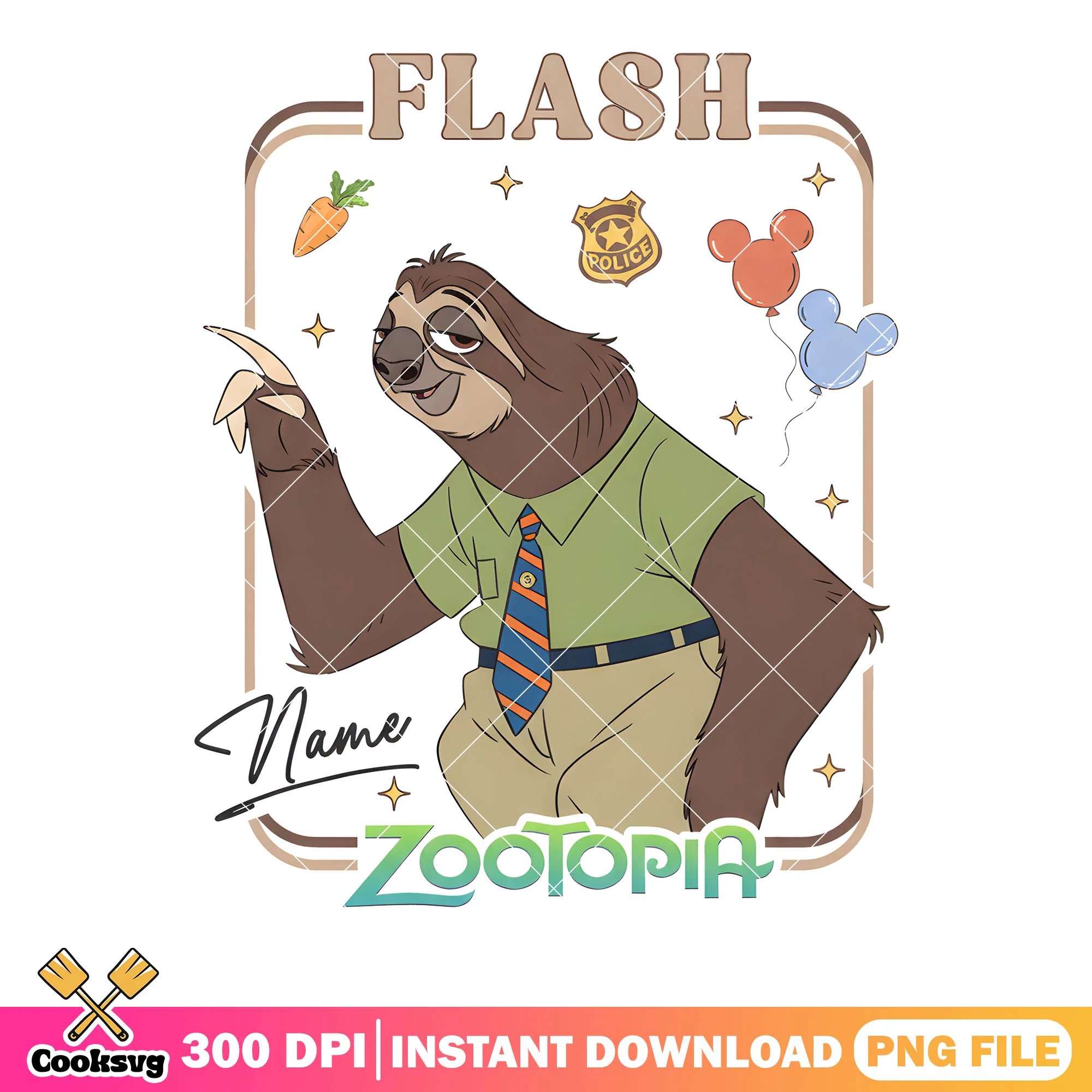 Zootopia flash disney slot png, dmv employee png, cartoon art png