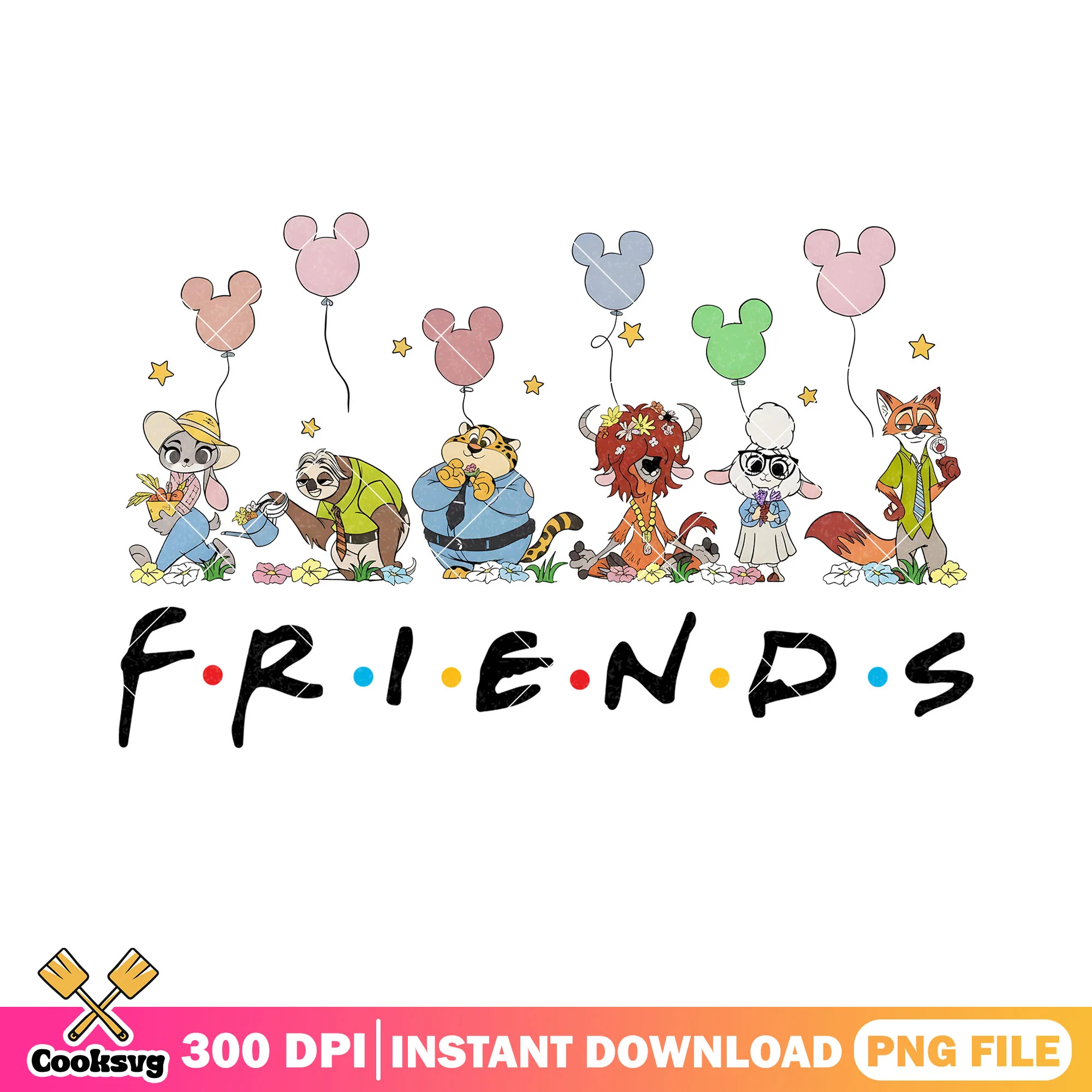 Zootopia Friends poster png, disney movies png, zootopia poster png